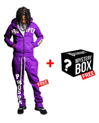 “NESSA” PURP JACKET + FREE PANTS = FREE ITEM