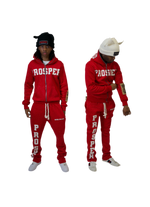 RED JACKET + FREE PANTS = FREE ITEM