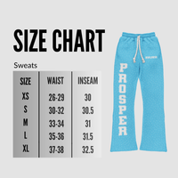"LIGHT BLUE" SWEATS