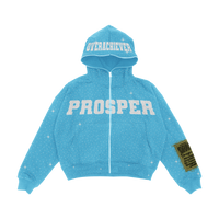 "LIGHT BLUE" ZIP UP