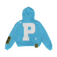 "LIGHT BLUE" ZIP UP