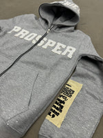 "GRAY" ZIP UP