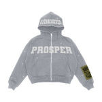 "GRAY" ZIP UP