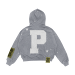 "GRAY" ZIP UP