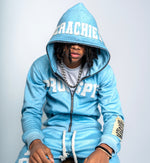 "LIGHT BLUE" ZIP UP