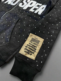 "BLACK" ZIP UP