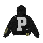 "BLACK" ZIP UP