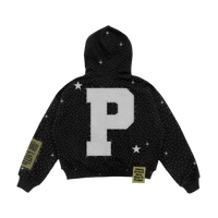 "BLACK" ZIP UP